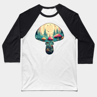 Shroom Lover - Foraging - Fungi - Cottagecore Hunt Baseball T-Shirt